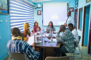 Afasi Komla trainingat African Survivor Coalition
